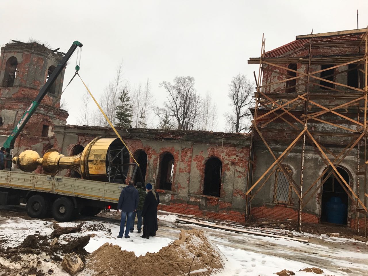 «Агро-Матик» продолжает восстановление храма в селе Досчатое / Агро-Матик #2