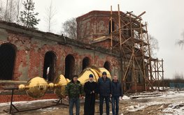 &laquo;Агро-Матик&raquo; продолжает восстановление храма в селе Досчатое / Агро-Матик