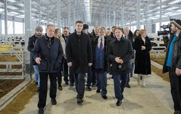 Новый животноводческий комплекс в&nbsp;Воронежской области посетил глава Минсельхоза / Агро-Матик