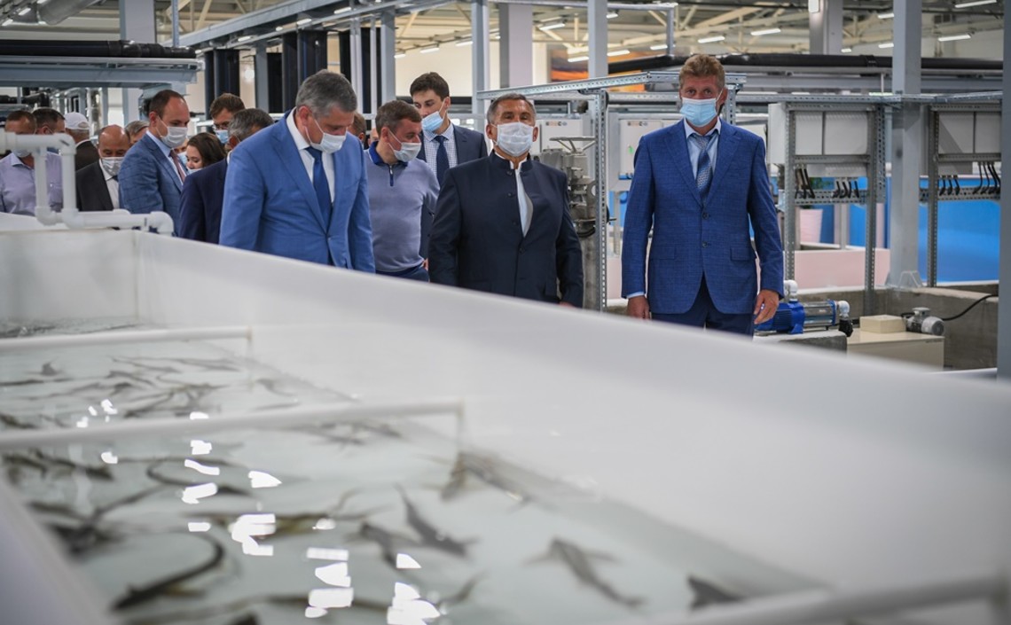 В Татарстане открыли вторую очередь рыбоводного комплекса «Биосфера Фиш» / Агро-Матик