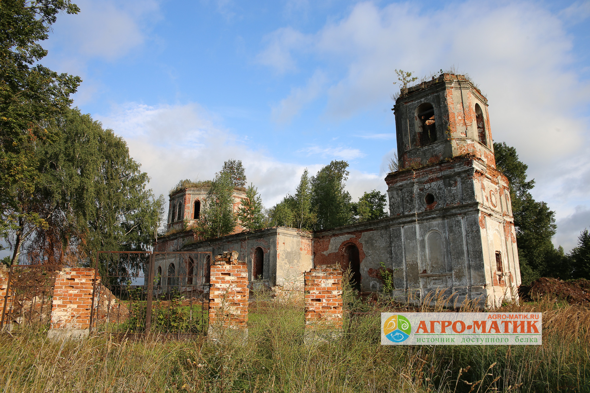 «Агро-Матик» стал инициатором восстановления храма в селе Досчатое / Агро-Матик #1